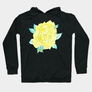 Neutral Rose Watercolor Hoodie